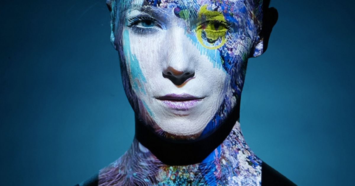 Body Projection Mapping Body Art Projection Mapping - GPJ Japan