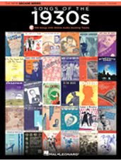 Songs of the 1930s (With Online Backing Tracks)