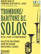 Rubank Book of Trombone/Baritone B.C. Solos (Book & Online Media)
