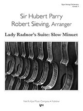 Lady Radnor's Suite: Slow Minuet - Score