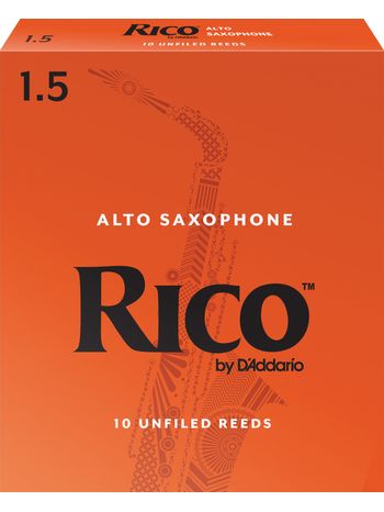 Rico Alto Sax Reed 1.5; Box of 10