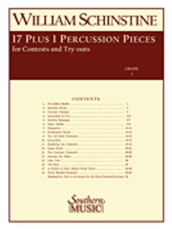 17 Plus 1 Percussion Pieces for Contest