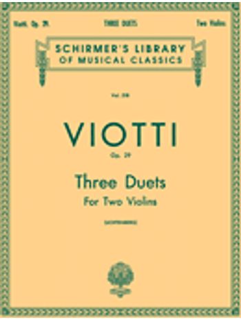 3 Duets, Op. 29