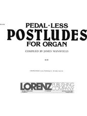 Pedal-less Postludes  (2 staff)