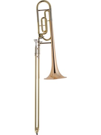 King 608F Legend Trombone, F attachment -rose brass bell, clear lacquered finish