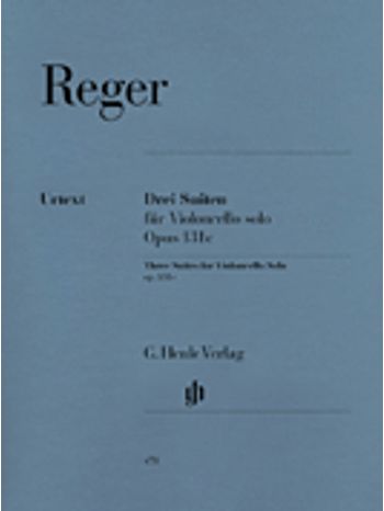 Three Suites For Violoncello Solo Op. 131c