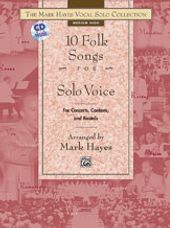 10 Folk Songs for Solo Voice (Book and CD)