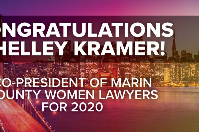 Shelley Kramer Installed as Co-President of Marin County Women Lawyers